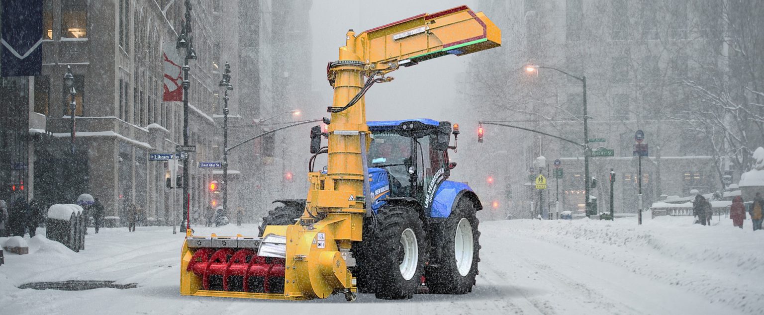 New,York,City,Manhattan,Midtown,Street,Under,The,Snow,During